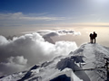 auf dem Gipfel des Mont Blanc 4'808 m