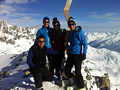 Chli Bielenhorn 2'940 m mit MoKa und Karin, Januar