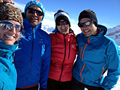 Rottällihorn 2'913 m mit Sarah und Angi, März