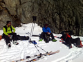 Chli Griessenhorn 2'851 m mit Angi und Edy, März
